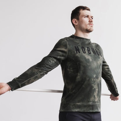 NOBULL - TIE-DYE CREW SWEATSHIRT