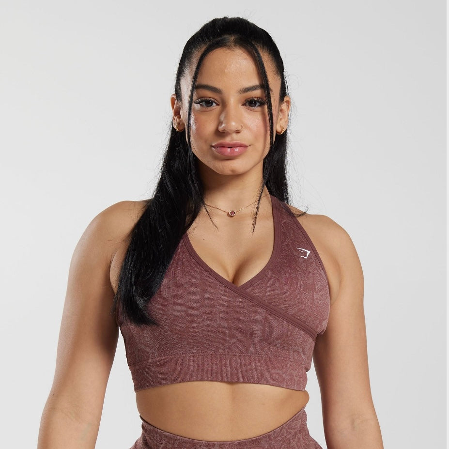 GYMSHARK - ADAPT ANIMAL SEAMLESS SPORTS BRA
