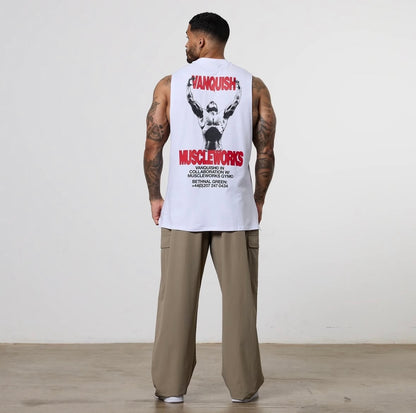 VANQUISH - MUSCLEWORKS SLEEVELESS T-SHIRT